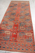 Antique Afghan Runner Rug (3' x 9')